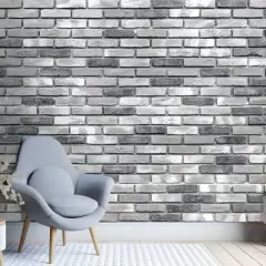 Tapeta jak cegła: Stwórz loft w domu! Poradnik, ceny, inspiracje