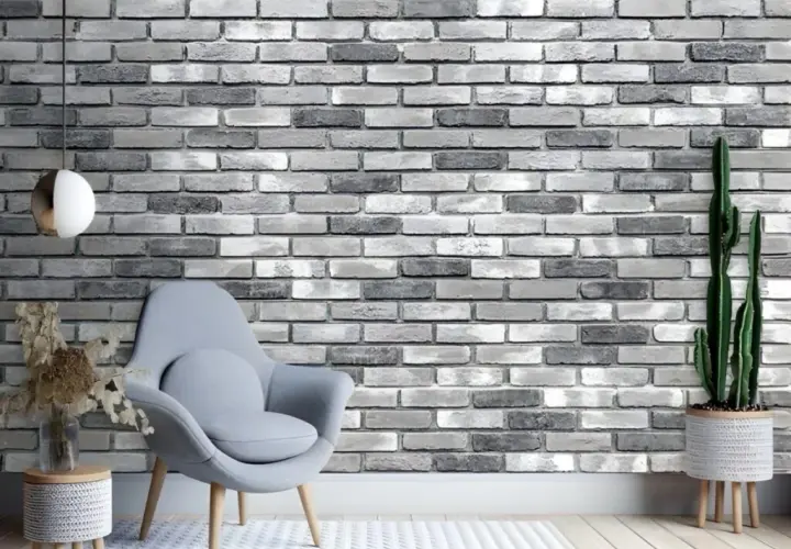 Tapeta jak cegła: Stwórz loft w domu! Poradnik, ceny, inspiracje