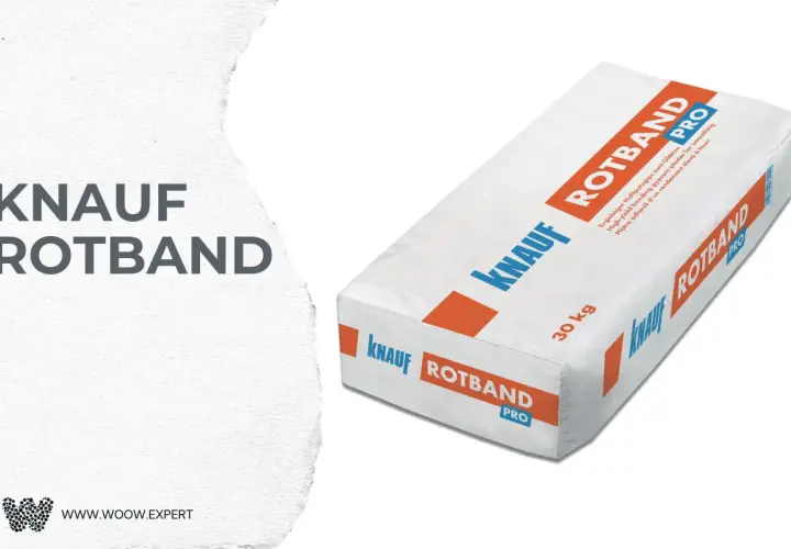 Torba z gipsem budowlanym Knauf Rotband PRO, 30 kg. Idealny do wygładzania ścian, zarówno Rotband, jak i Goldband to produkty Knauf.