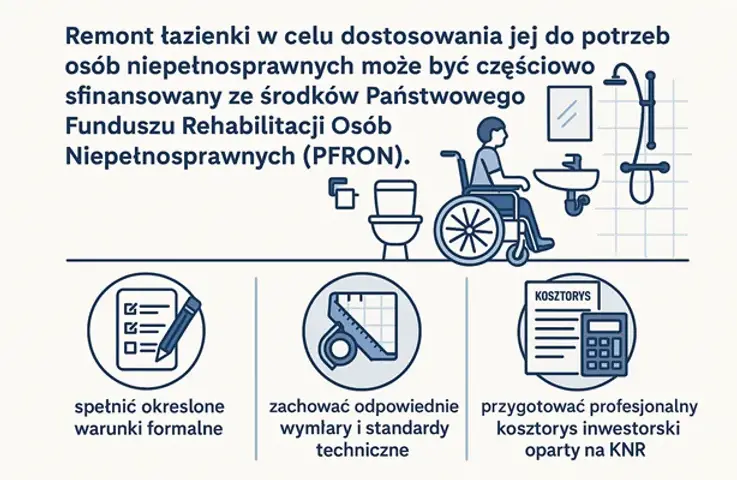 Dofinansowanie PFRON na remont łazienki: Poradnik krok po kroku