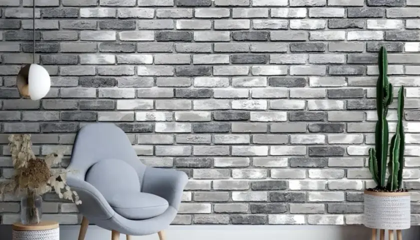 Tapeta jak cegła: Stwórz loft w domu! Poradnik, ceny, inspiracje