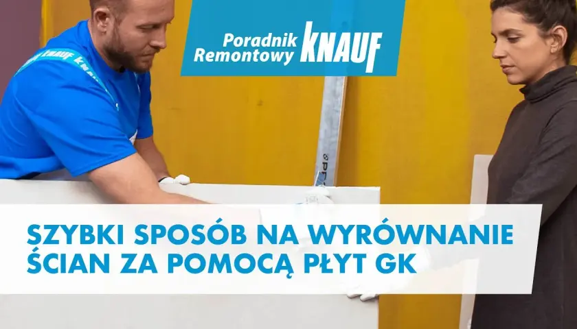 Jak skutecznie wyrównać krzywe ściany? Tynk czy płyty g-k?