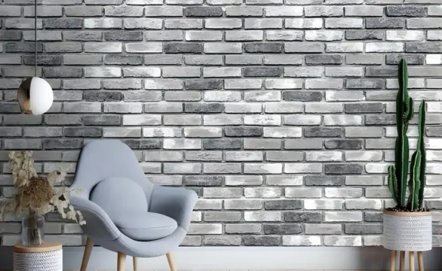 Tapeta jak cegła: Stwórz loft w domu! Poradnik, ceny, inspiracje