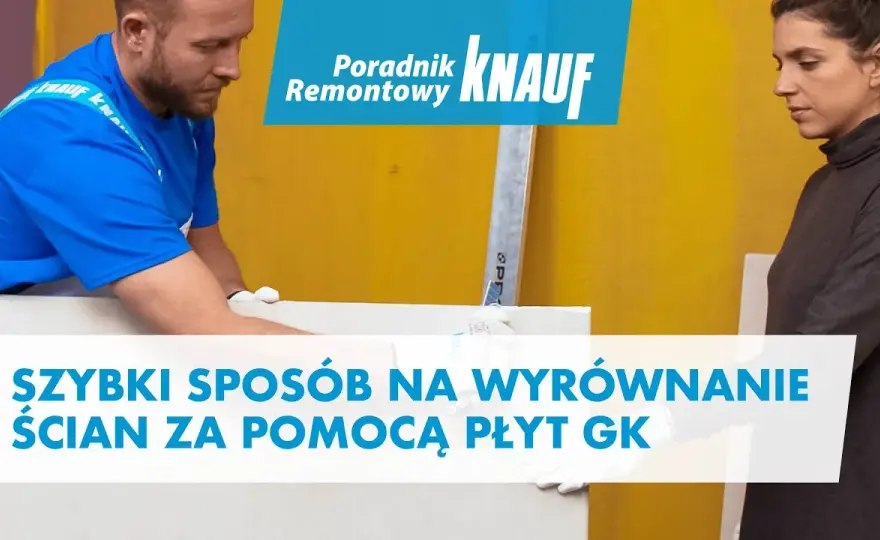 Jak skutecznie wyrównać krzywe ściany? Tynk czy płyty g-k?