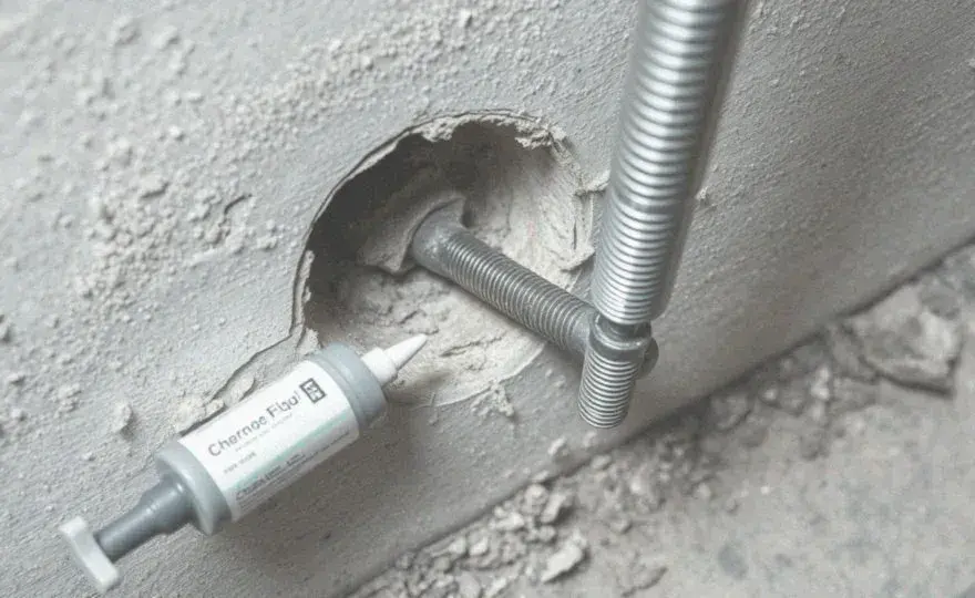 Mokry beton i kotwa chemiczna: Pewny montaż? Poznaj sekrety!