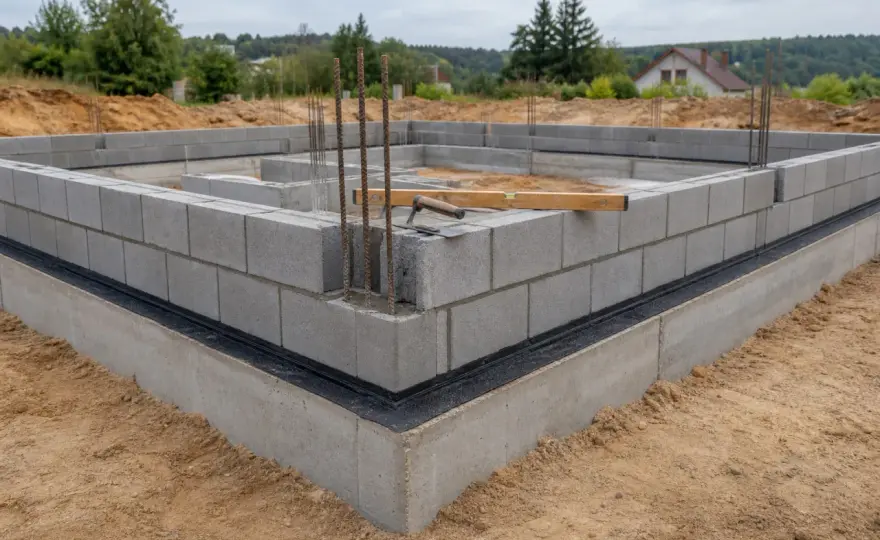 Fundament z bloczków betonowych krok po kroku - zasady i błędy