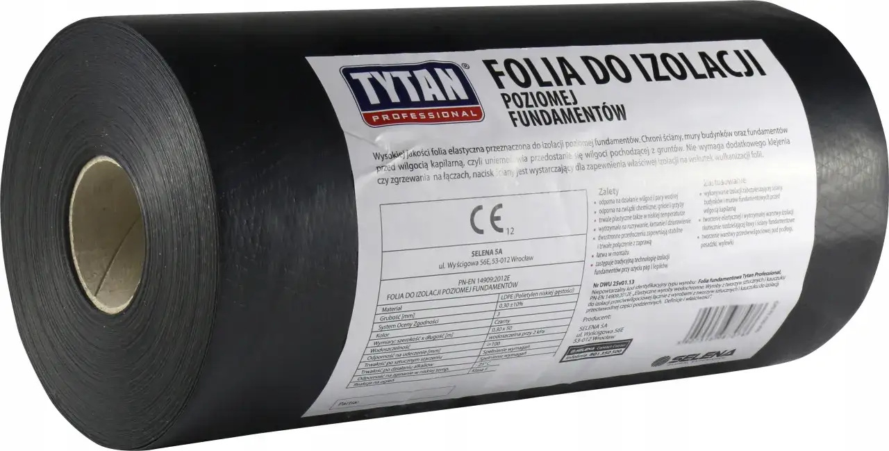 materiały do izolacji poziomej fundamentów