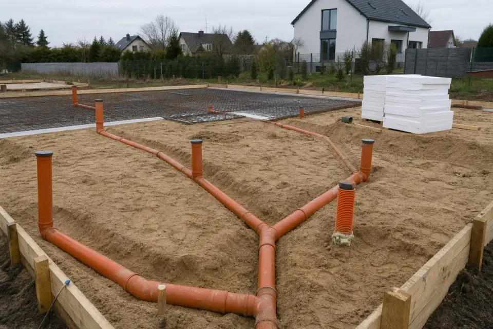 Fundamenty domu - ławy czy płyta i jak zaplanować drenaż