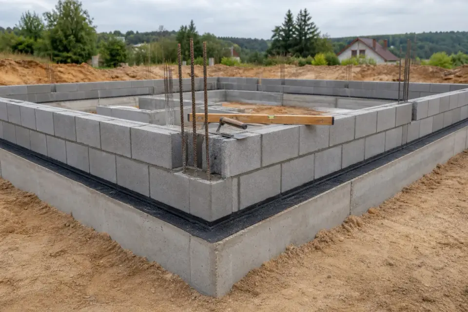 Fundament z bloczków betonowych krok po kroku - zasady i błędy